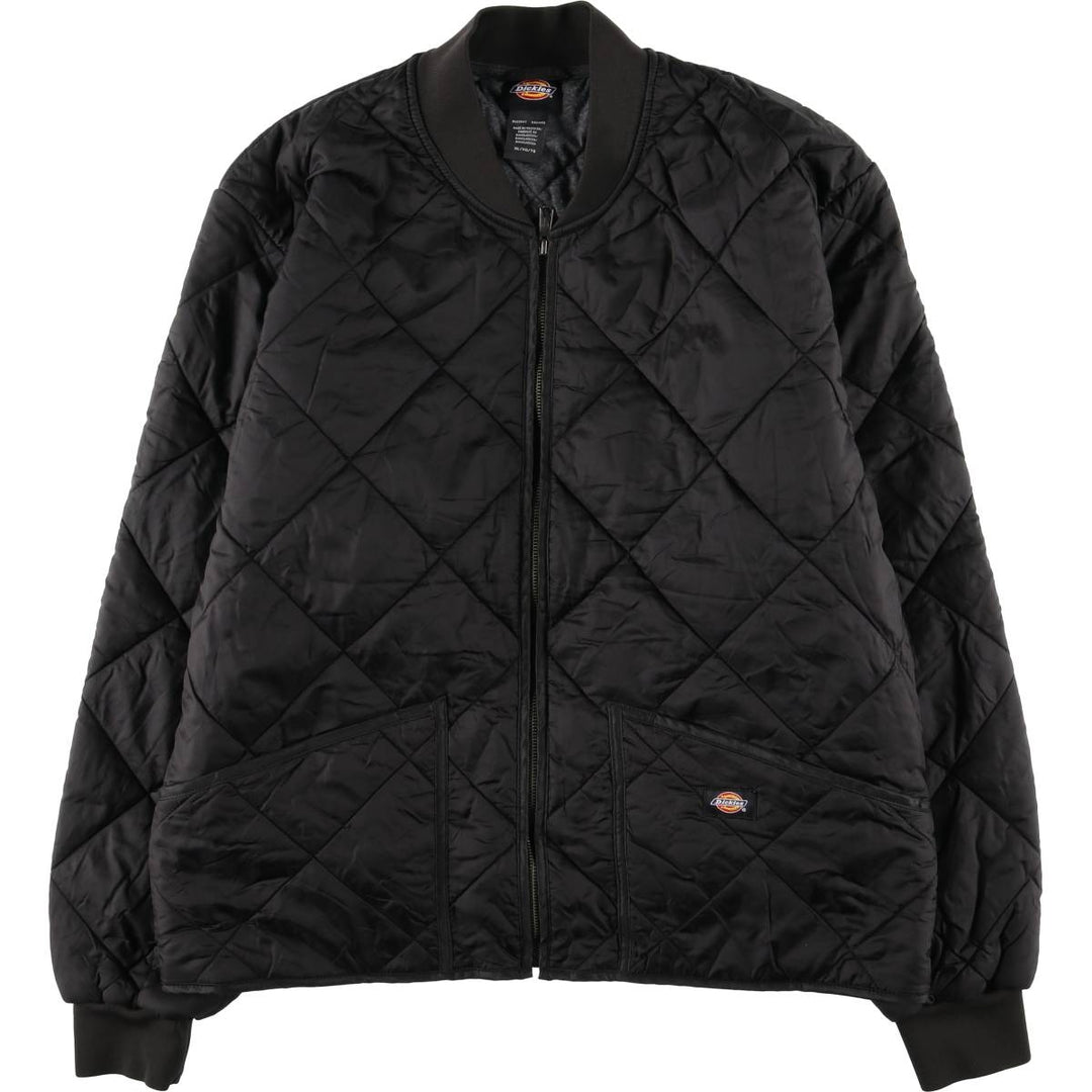 Dickies Quilted Puffer Jacket, Men's Size XL Nylon black type Vintage Second Hand