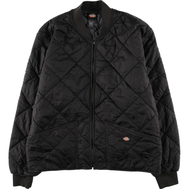 Dickies Quilted Puffer Jacket, Men's Size XL Nylon black type Vintage Second Hand