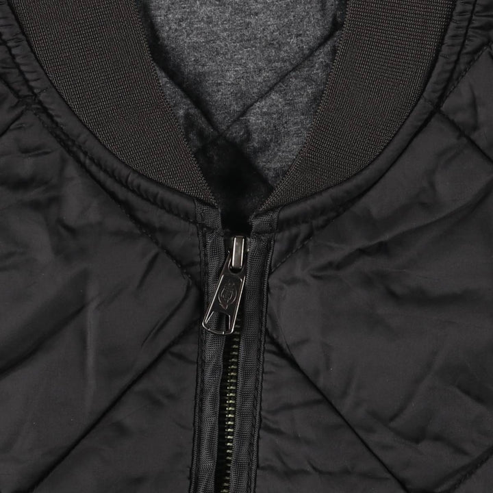 Dickies Quilted Puffer Jacket, Men's Size XL Nylon black type Vintage Second Hand