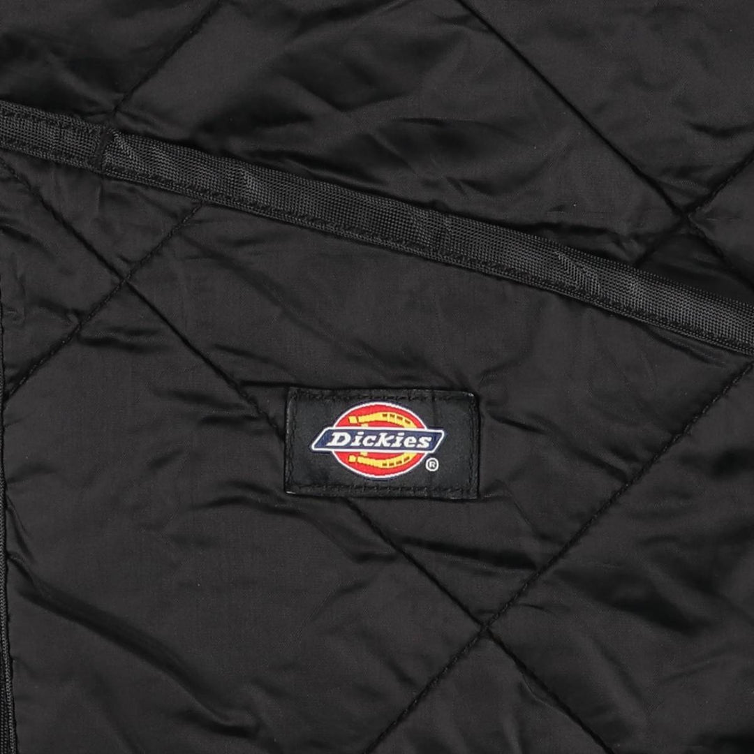 Dickies Quilted Puffer Jacket, Men's Size XL Nylon black type Vintage Second Hand