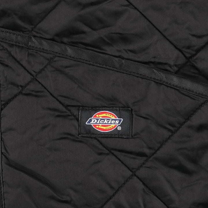 Dickies Quilted Puffer Jacket, Men's Size XL Nylon black type Vintage Second Hand