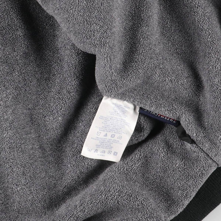 LANDS' END WINDCHECK Men's Padded Puffer Jacket, Size L Nylon black type Vintage Second Hand