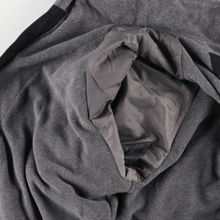 LANDS' END WINDCHECK Men's Padded Puffer Jacket, Size L Nylon black type Vintage Second Hand