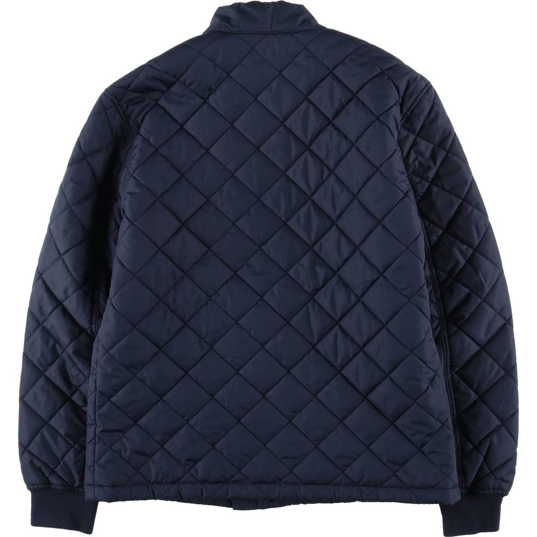 Banana Republic Quilted Puffer Jacket, Men's Size Medium polyester navy blue type Vintage Second Hand