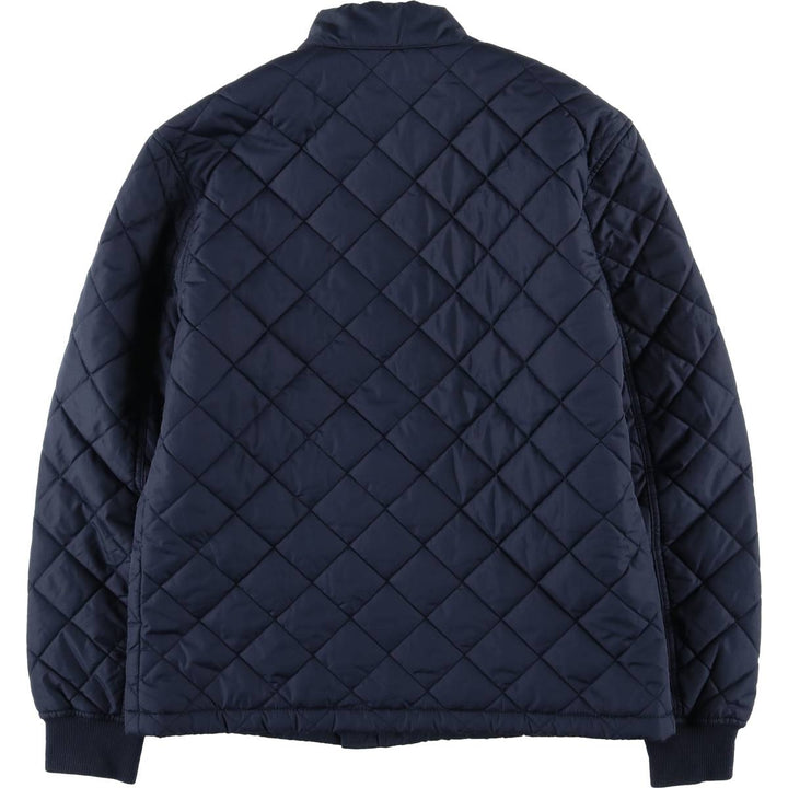 Banana Republic Quilted Puffer Jacket, Men's Size Medium polyester navy blue type Vintage Second Hand