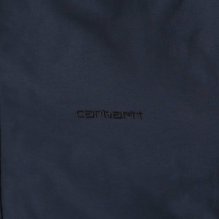 Carhartt Kodiak Blouson, a padded hoodie and puffer jacket, size XL, for men Nylon navy blue type Vintage Second Hand