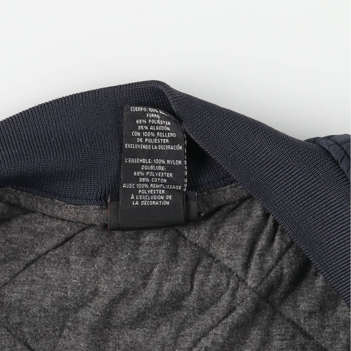 Dickies Quilted Puffer Jacket, Men's Size Medium Nylon navy blue type Vintage Second Hand