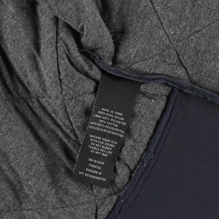 Dickies Quilted Puffer Jacket, Men's Size Medium Nylon navy blue type Vintage Second Hand