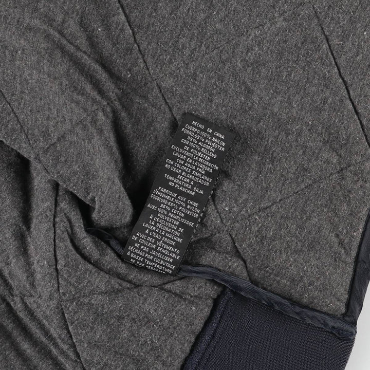 Dickies Quilted Puffer Jacket, Men's Size Medium Nylon navy blue type Vintage Second Hand