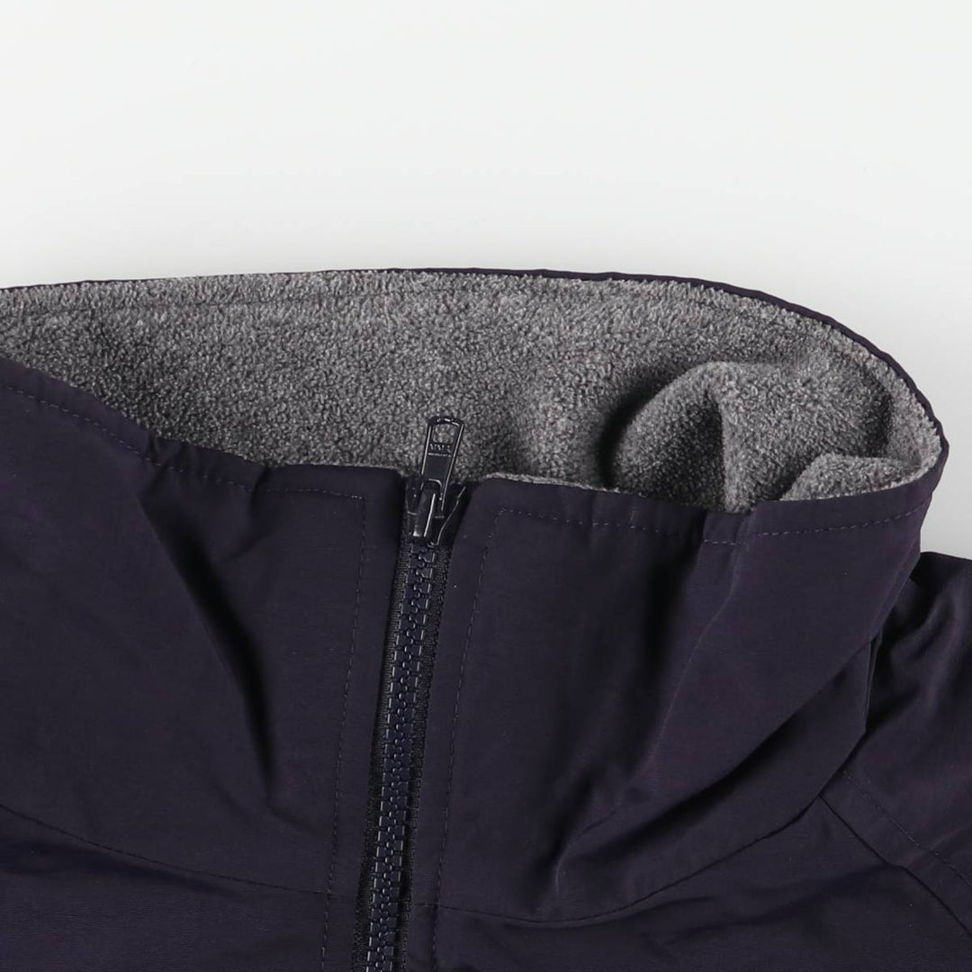 2000'S Lands' End Windcheck padded puffer jacket, men's size M Nylon navy blue type Vintage Second Hand