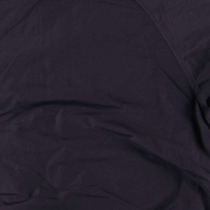 2000'S Lands' End Windcheck padded puffer jacket, men's size M Nylon navy blue type Vintage Second Hand