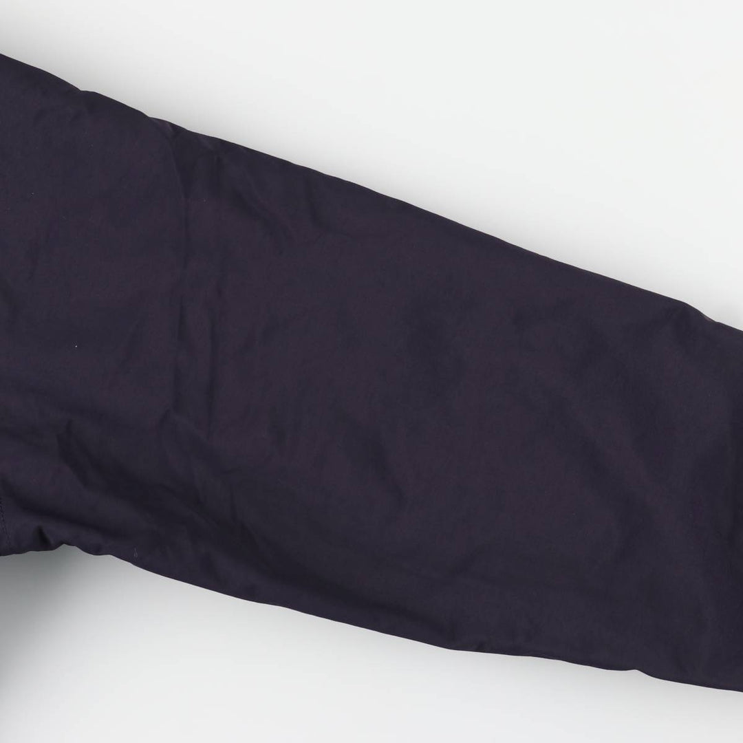 2000'S Lands' End Windcheck padded puffer jacket, men's size M Nylon navy blue type Vintage Second Hand