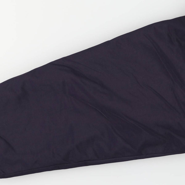 2000'S Lands' End Windcheck padded puffer jacket, men's size M Nylon navy blue type Vintage Second Hand