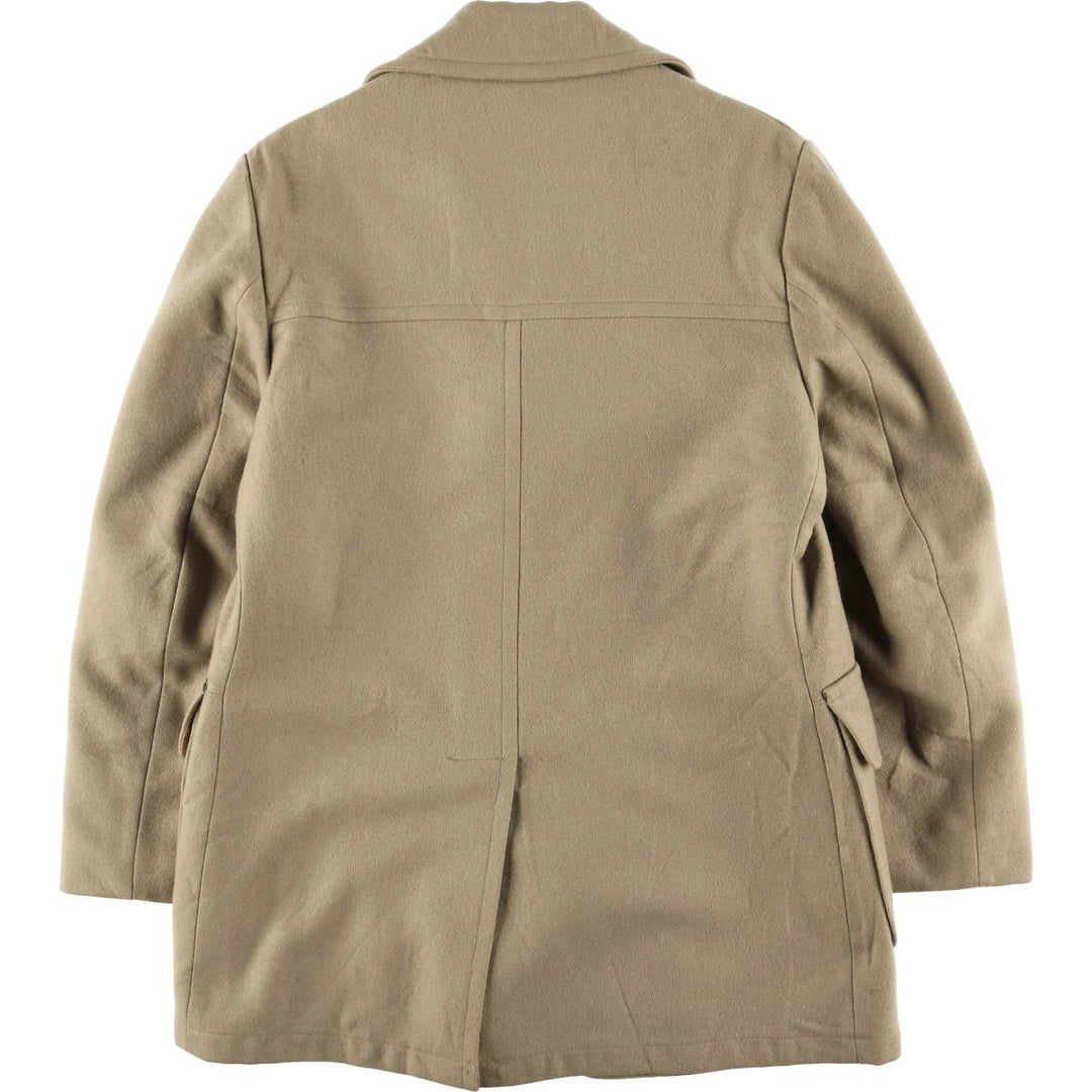 Vintage 1970'S WOOLRICH double-breasted padded wool boa coat, size M, men's unclear Beige type Vintage Second Hand