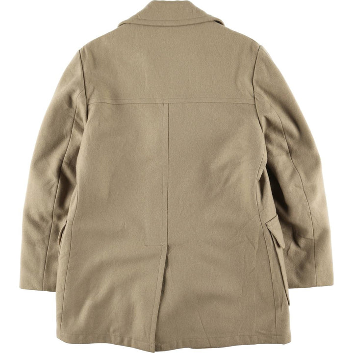 Vintage 1970'S WOOLRICH double-breasted padded wool boa coat, size M, men's unclear Beige type Vintage Second Hand