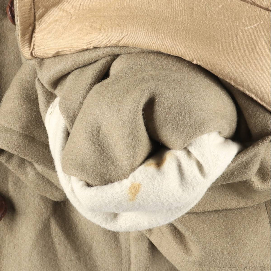 Vintage 1970'S WOOLRICH double-breasted padded wool boa coat, size M, men's unclear Beige type Vintage Second Hand