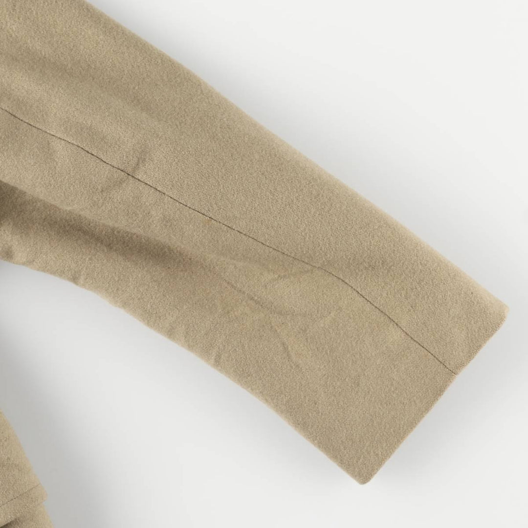 Vintage 1970'S WOOLRICH double-breasted padded wool boa coat, size M, men's unclear Beige type Vintage Second Hand