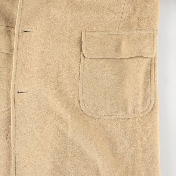 Brooks Brothers Chesterfield Coat, Made in Italy, Men's Size L Camel hair Beige type Vintage Second Hand