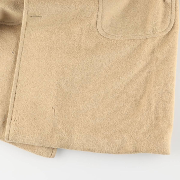 Brooks Brothers Chesterfield Coat, Made in Italy, Men's Size L Camel hair Beige type Vintage Second Hand