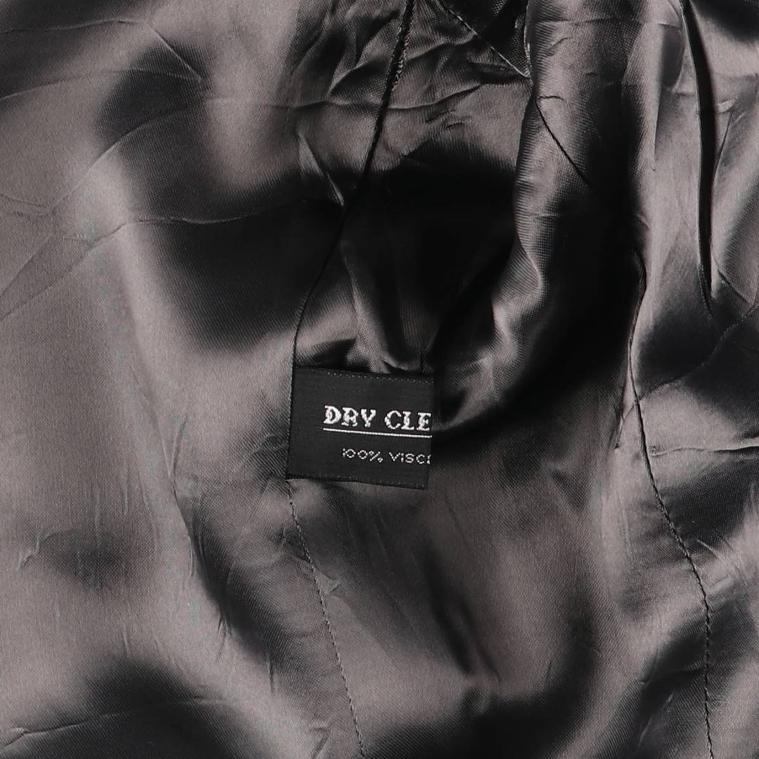 Thornwall and Delaney Herringbone Chesterfield Coat, Made in England, Men's Size M unclear gray type Vintage Second Hand