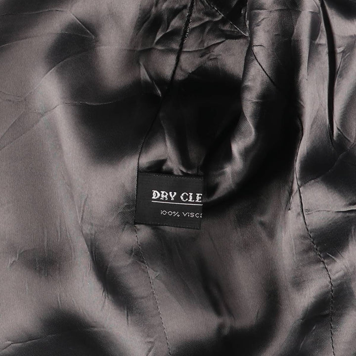 Thornwall and Delaney Herringbone Chesterfield Coat, Made in England, Men's Size M unclear gray type Vintage Second Hand