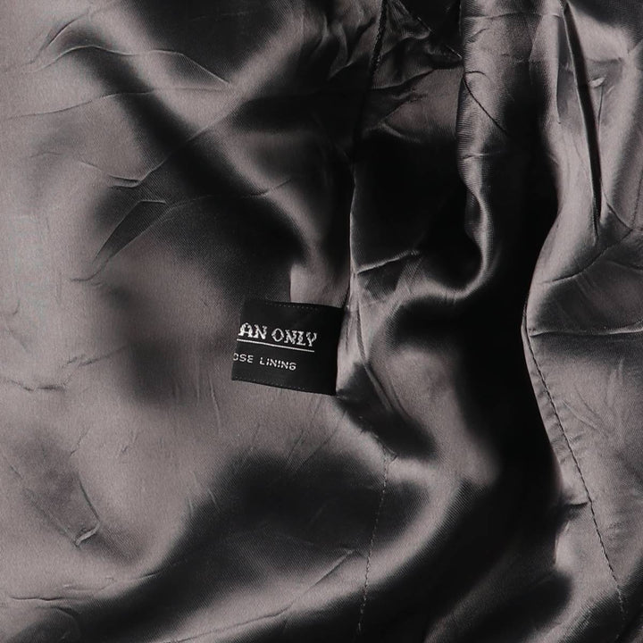 Thornwall and Delaney Herringbone Chesterfield Coat, Made in England, Men's Size M unclear gray type Vintage Second Hand