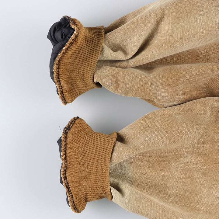 00'S Carhartt Active Jacket Duck Full Zip Hoodie Men's XL cotton Beige type Vintage Second Hand