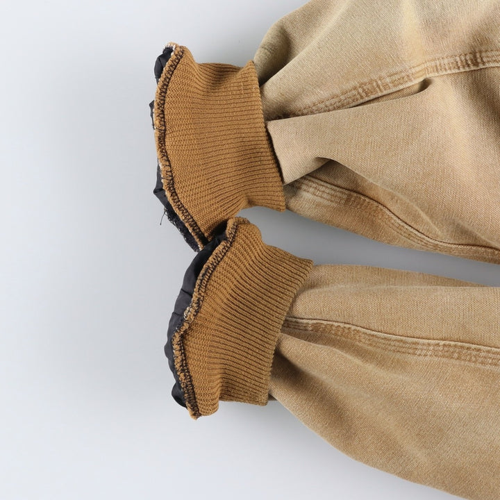 00'S Carhartt Active Jacket Duck Full Zip Hoodie Men's XL cotton Beige type Vintage Second Hand