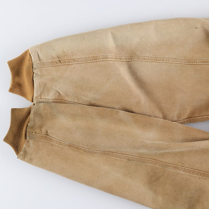 00'S Carhartt Active Jacket Duck Full Zip Hoodie Men's XL cotton Beige type Vintage Second Hand