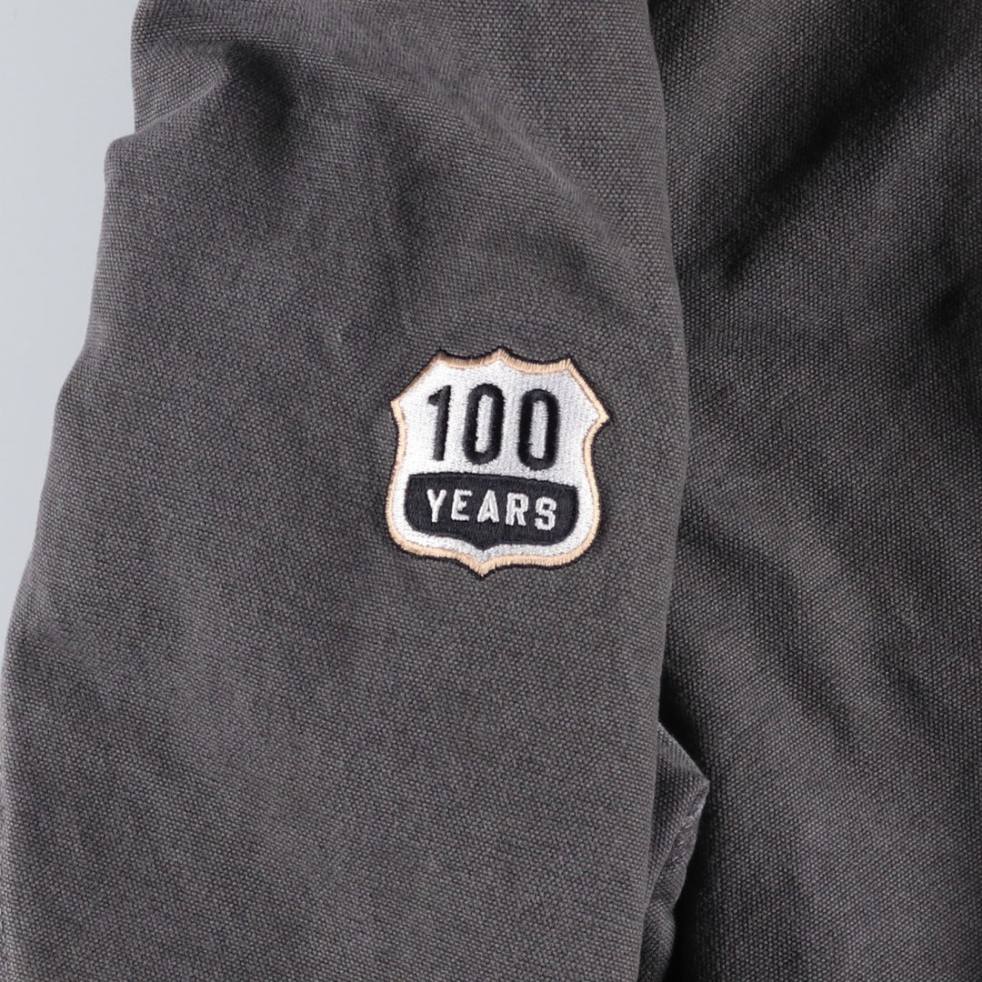 Carhartt Active Jacket Duck Full Zip Hoodie Men's XL cotton gray type Vintage Second Hand