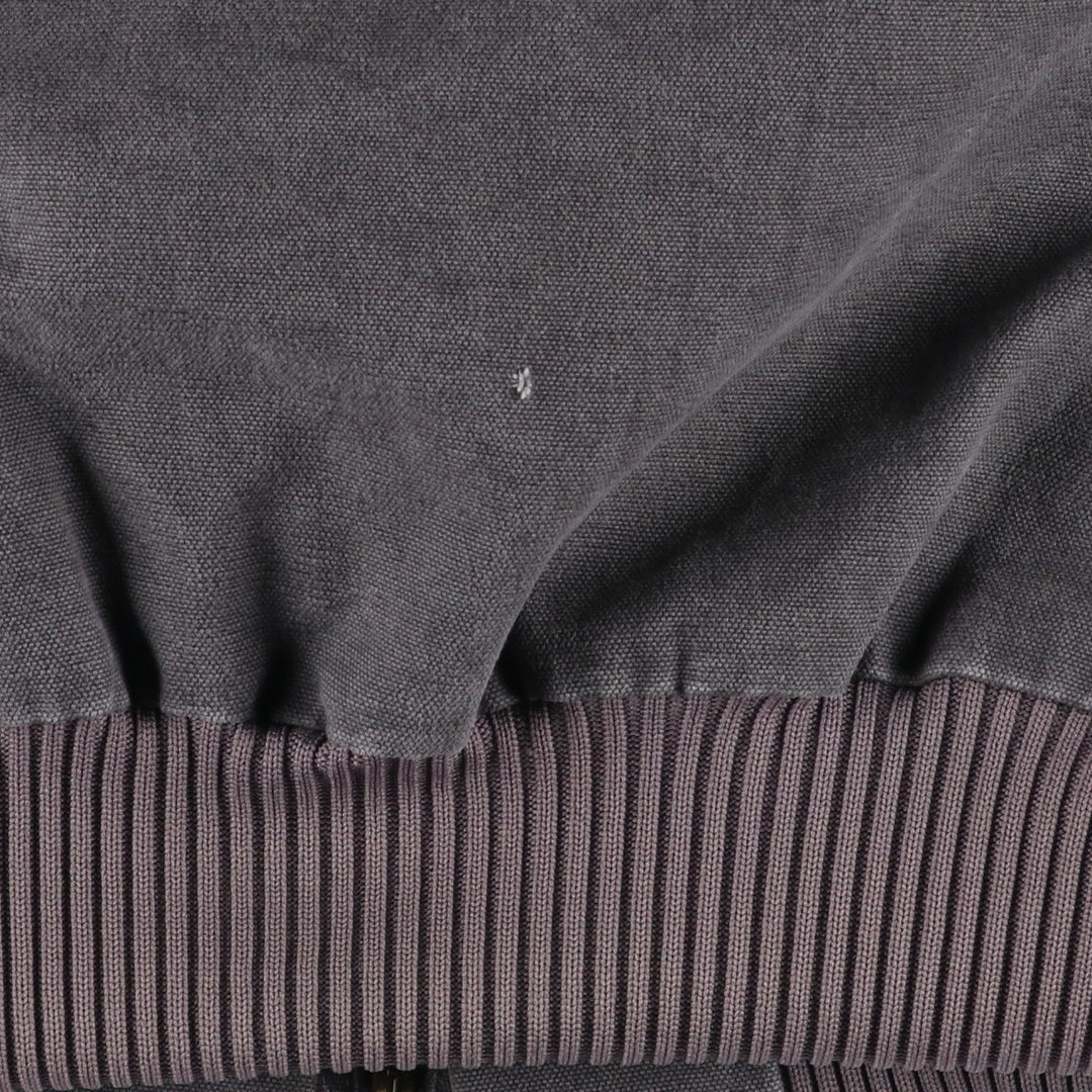 Carhartt Active Jacket Duck Full Zip Hoodie Men's XL cotton gray type Vintage Second Hand