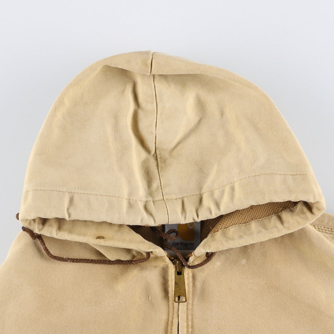 00'S Carhartt Active Jacket Duck Full Zip Parka Men's M cotton Beige type Vintage Second Hand