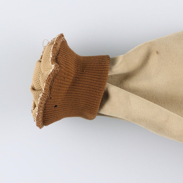 00'S Carhartt Active Jacket Duck Full Zip Parka Men's M cotton Beige type Vintage Second Hand