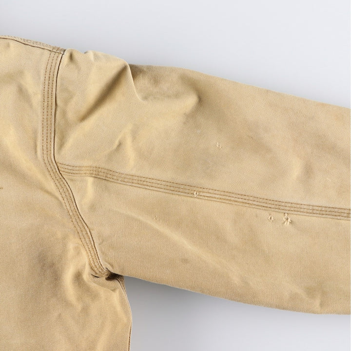 00'S Carhartt Active Jacket Duck Full Zip Parka Men's M cotton Beige type Vintage Second Hand
