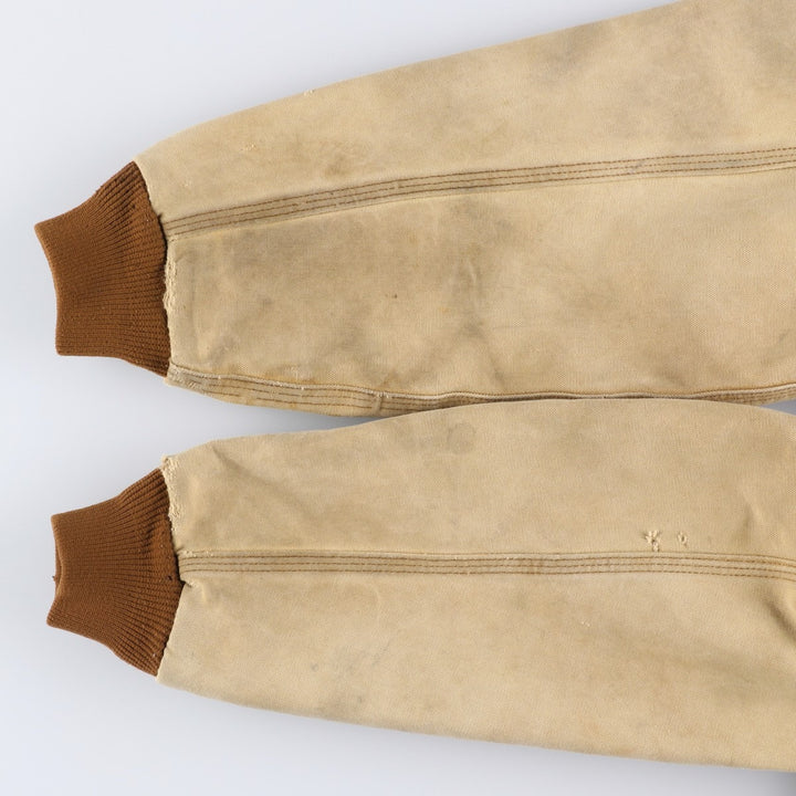 00'S Carhartt Active Jacket Duck Full Zip Parka Men's M cotton Beige type Vintage Second Hand