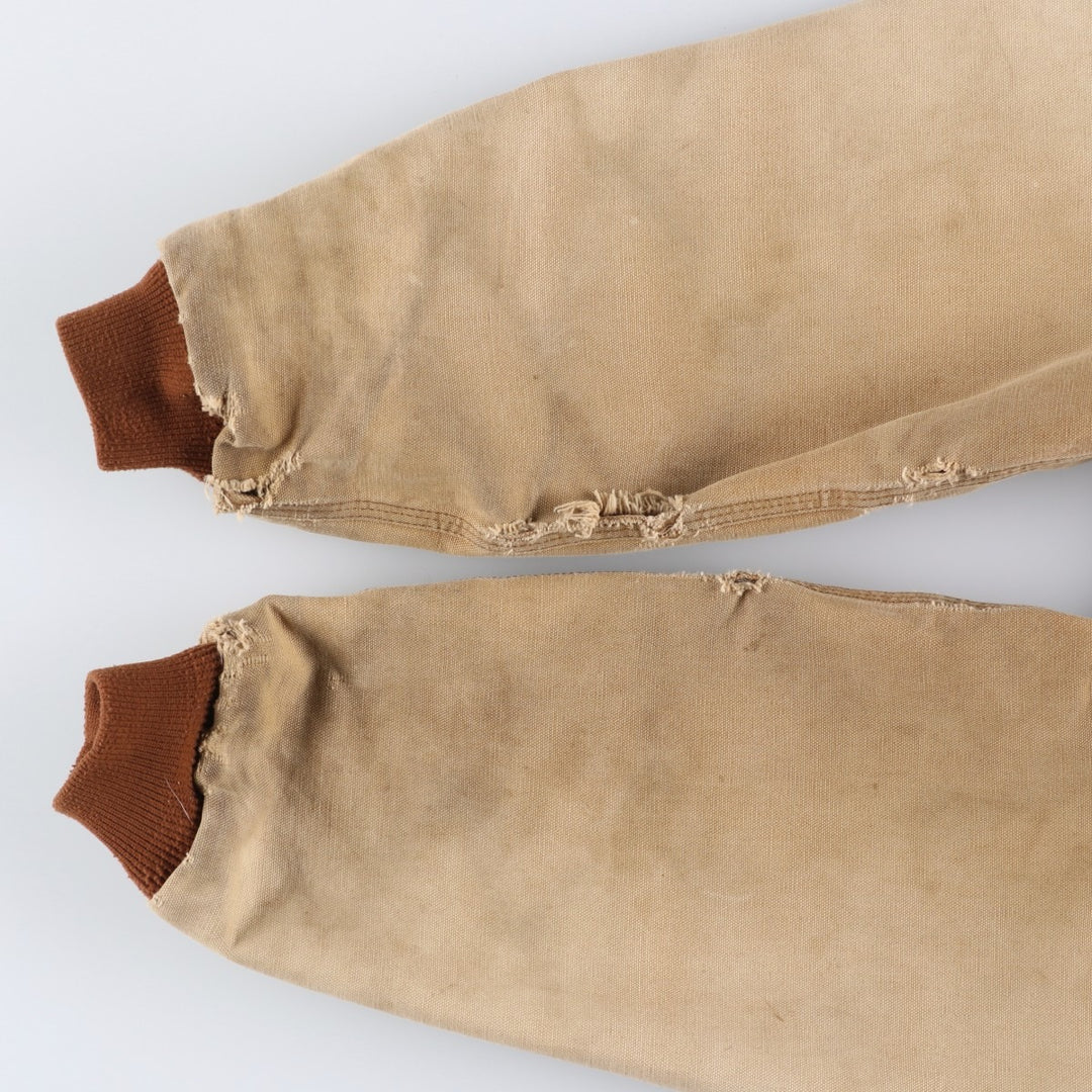 Carhartt Active Jacket Duck Full Zip Hoodie Men's M unclear Beige type Vintage Second Hand