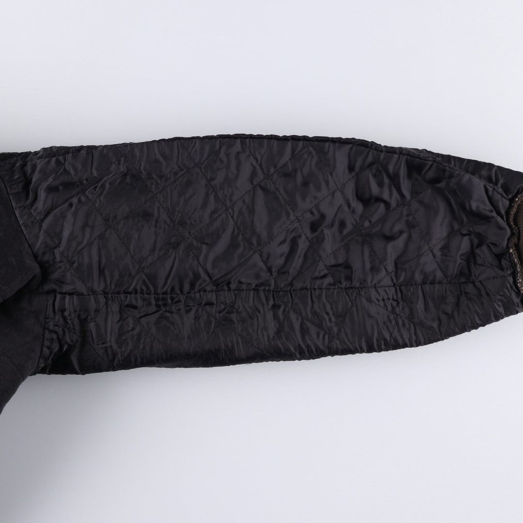 Carhartt Active Jacket, Dog Print, Padded Duck Full-Zip Hoodie, Men's Size L cotton brown type Vintage Second Hand