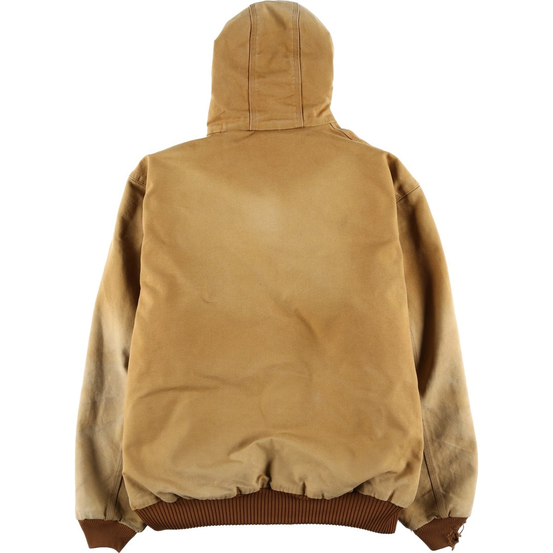 Carhartt Active Jacket, Padded Duck Full Zip Parka, Made in USA, Men's XL cotton Beige type Vintage Second Hand