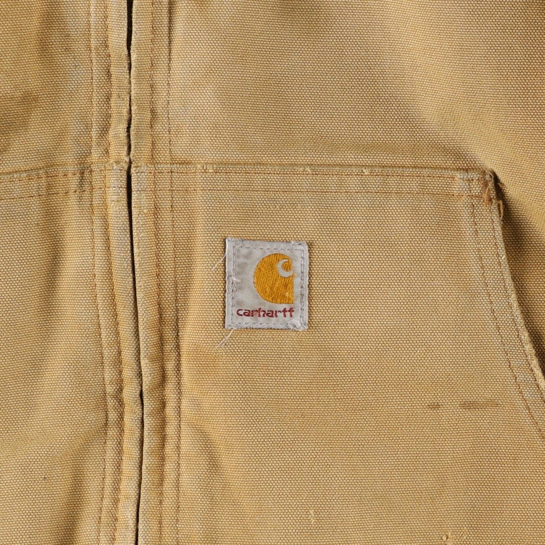 Carhartt Active Jacket, Padded Duck Full Zip Parka, Made in USA, Men's XL cotton Beige type Vintage Second Hand