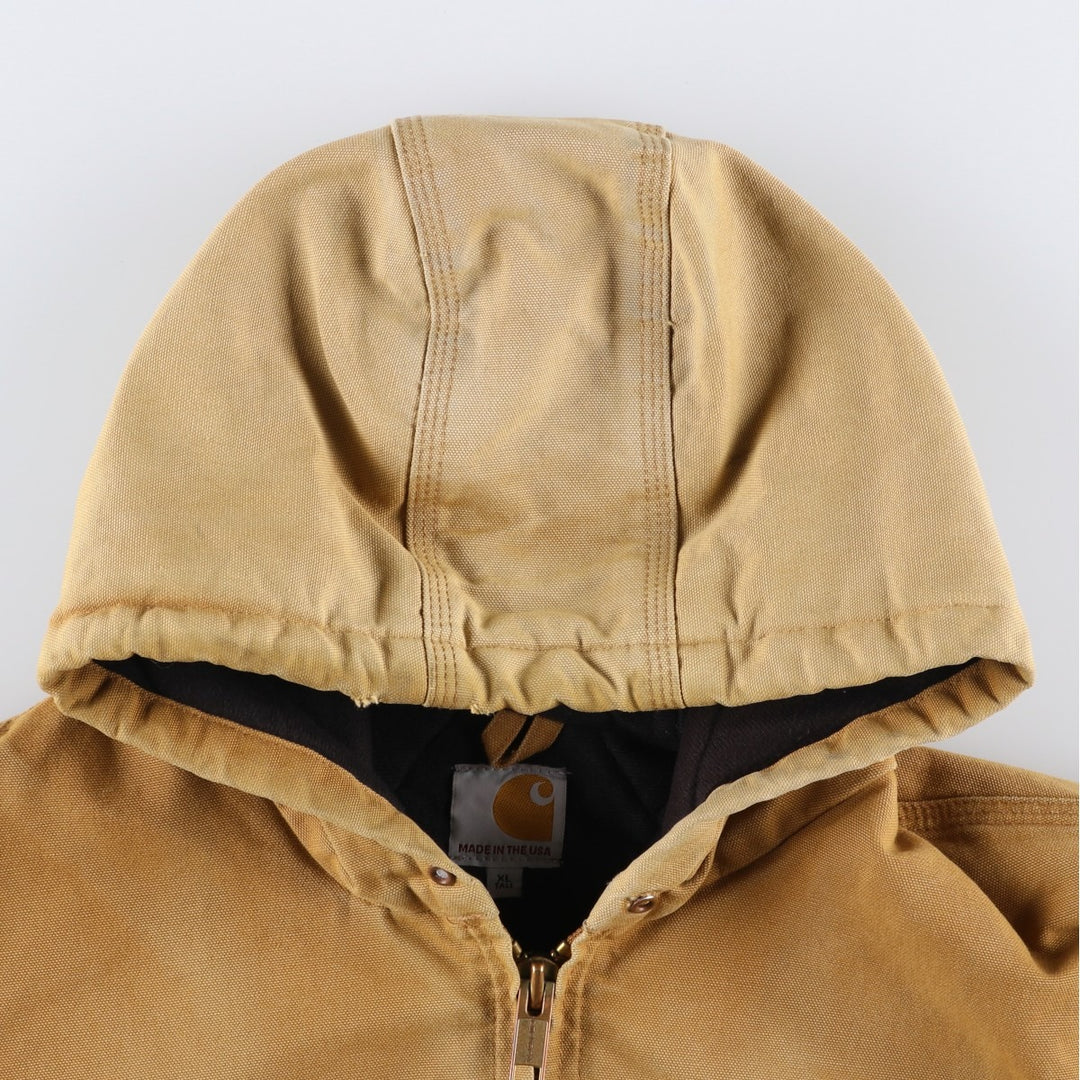 Carhartt Active Jacket, Padded Duck Full Zip Parka, Made in USA, Men's XL cotton Beige type Vintage Second Hand