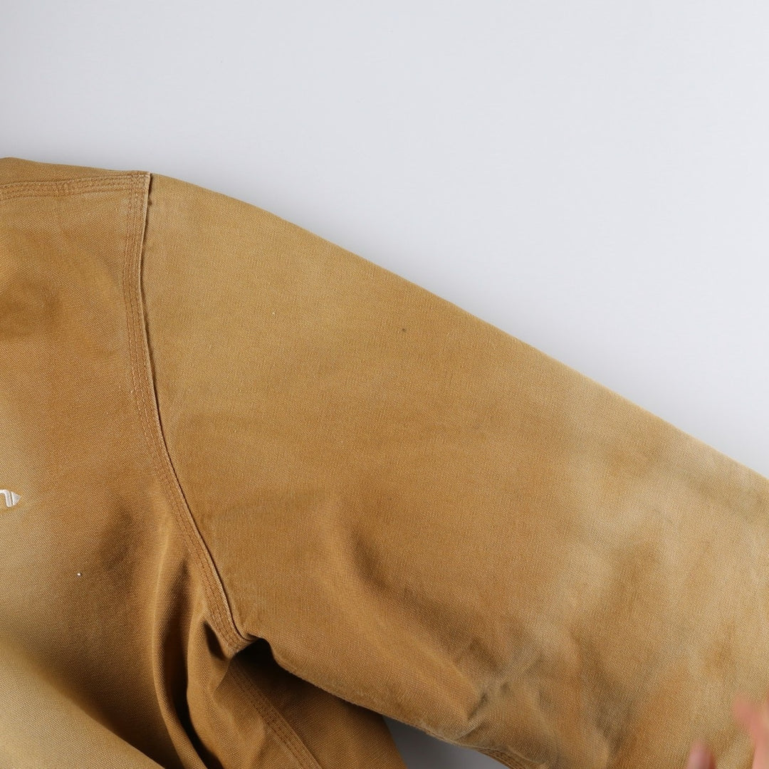 Carhartt Active Jacket, Padded Duck Full Zip Parka, Made in USA, Men's XL cotton Beige type Vintage Second Hand