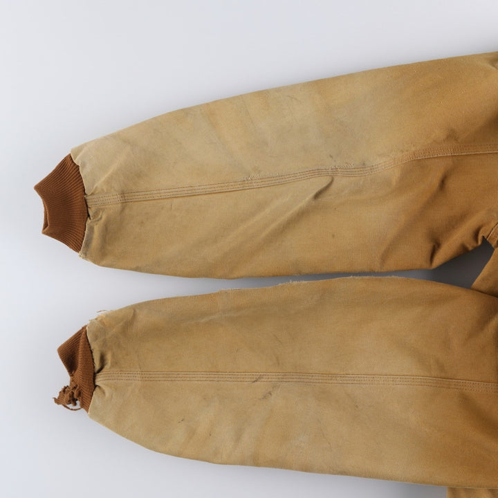 Carhartt Active Jacket, Padded Duck Full Zip Parka, Made in USA, Men's XL cotton Beige type Vintage Second Hand