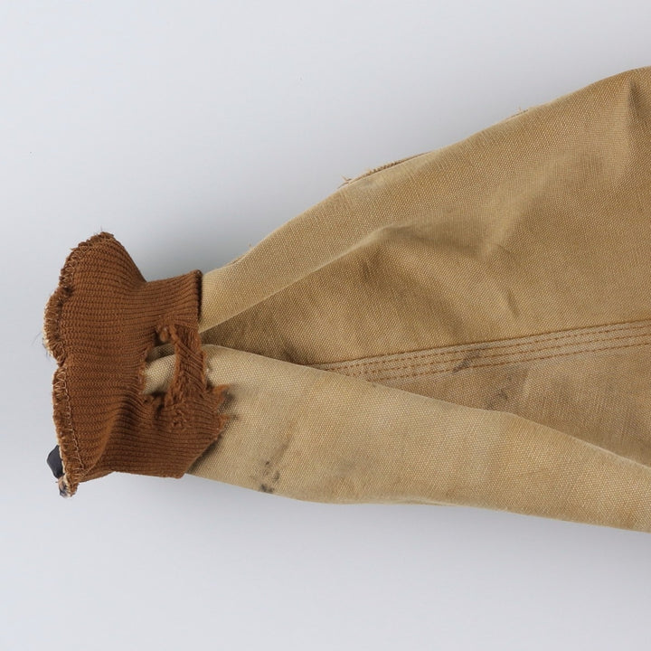 Carhartt Active Jacket, Padded Duck Full Zip Parka, Made in USA, Men's XL cotton Beige type Vintage Second Hand