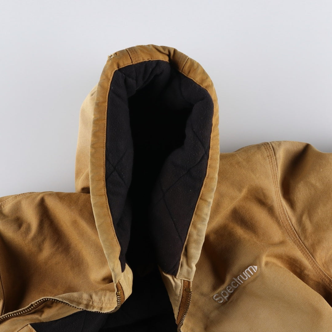 Carhartt Active Jacket, Padded Duck Full Zip Parka, Made in USA, Men's XL cotton Beige type Vintage Second Hand