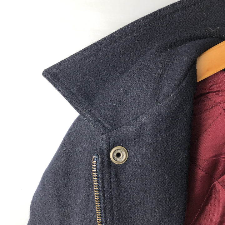 PAUL and SHARK wool blouson, made in Italy, men's size L wool navy blue type Vintage Second Hand