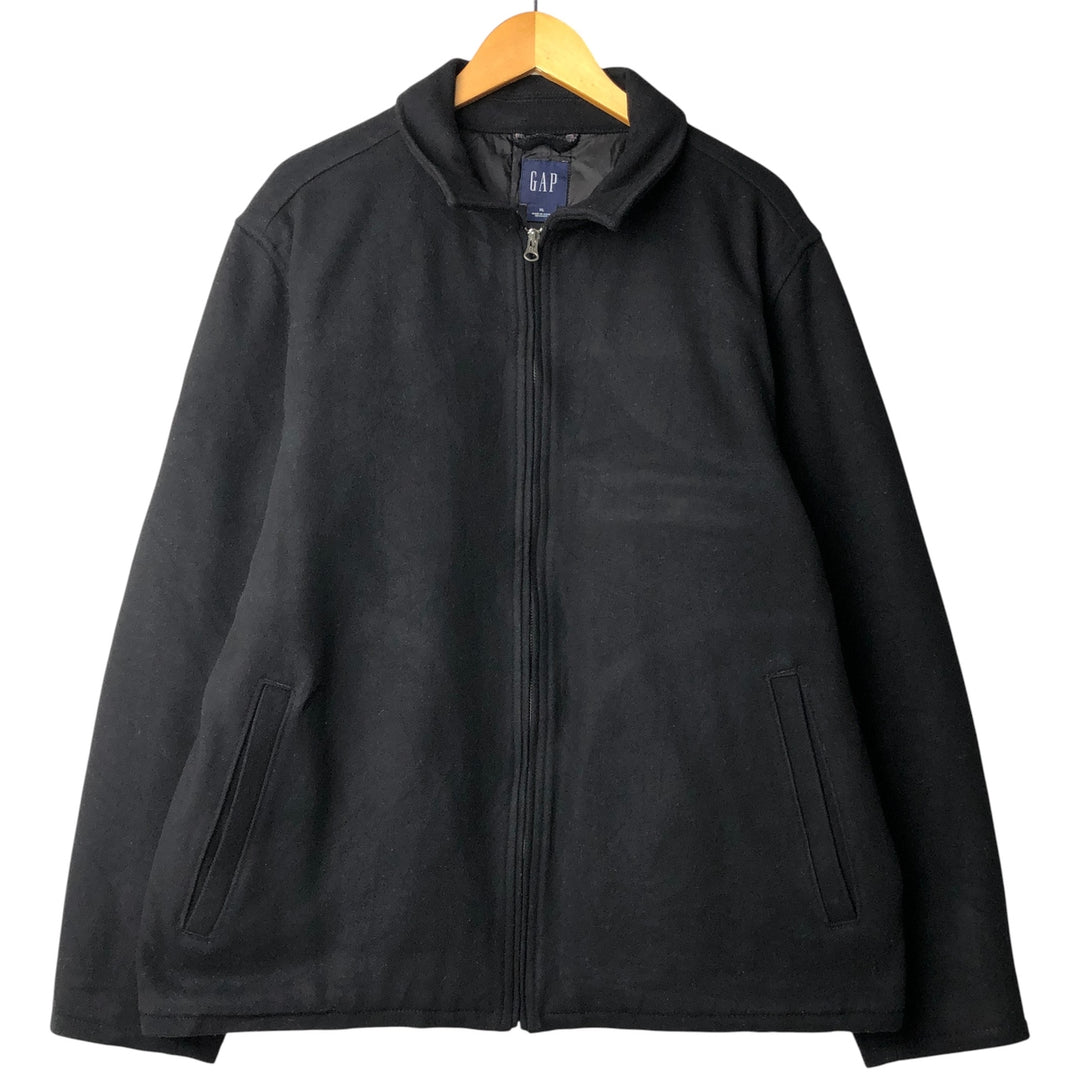 2000'S GAP padded wool sports jacket, men's size XL wool black type Vintage Second Hand