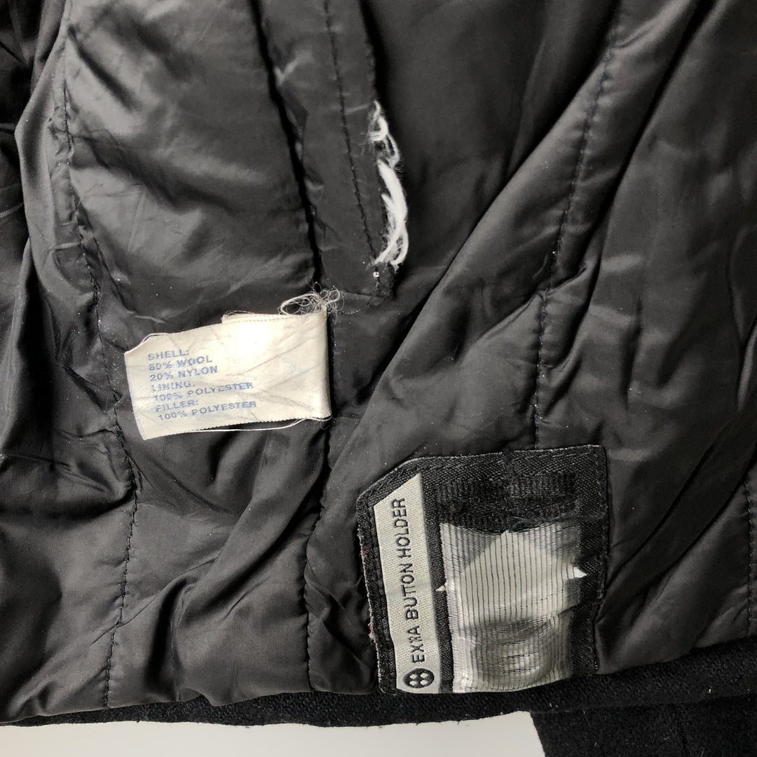 2000'S GAP padded wool sports jacket, men's size XL wool black type Vintage Second Hand