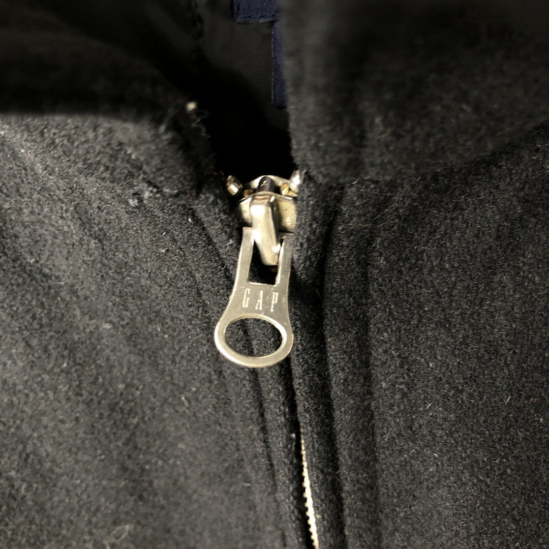 2000'S GAP padded wool sports jacket, men's size XL wool black type Vintage Second Hand