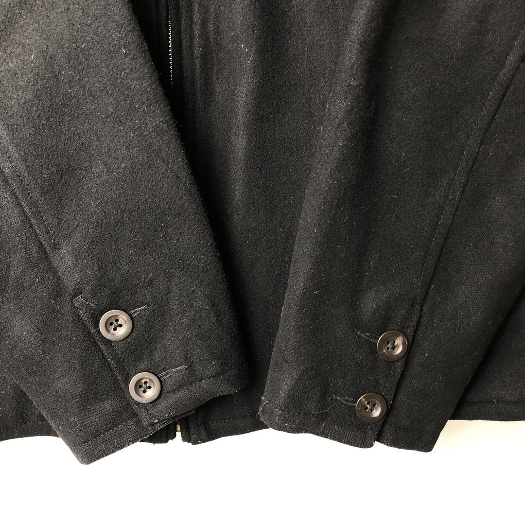 2000'S GAP padded wool sports jacket, men's size XL wool black type Vintage Second Hand