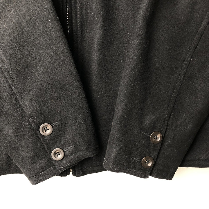 2000'S GAP padded wool sports jacket, men's size XL wool black type Vintage Second Hand